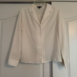 Banana Republic Cream Button Down Shirt
